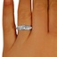 The Talleen Ring, smalltop view on a hand