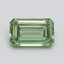 1.01 Ct. Fancy Vivid Green Emerald Lab Grown Diamond