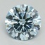 3.01 Ct. Fancy Vivid Blue Round Lab Grown Diamond