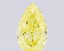 1.17 Ct. Fancy Intense Yellow Pear Lab Grown Diamond