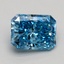 2.21 Ct. Fancy Vivid Blue Radiant Lab Grown Diamond