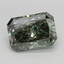 3.02 Ct. Fancy Vivid  Green Radiant Lab Grown Diamond