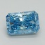 3.03 Ct. Fancy Vivid Blue Radiant Lab Grown Diamond