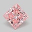 1.66 Ct. Fancy Vivid Pink Princess Lab Grown Diamond