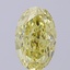 2.08 Ct. Fancy Yellow Oval Lab Grown Diamond