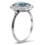 The Verline Ring, smalltop view on a hand
