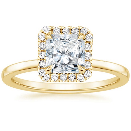 18K Yellow Gold Vienna Diamond Bridal Set (1/2 ct. tw.)