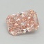 1.24 Ct. Fancy Vivid Pink Radiant Lab Grown Diamond