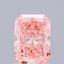 1.10 Ct. Fancy Vivid Pink Radiant Lab Grown Diamond