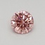 0.30 Ct. Fancy Vivid Pink Round Lab Grown Diamond