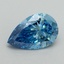 1.62 Ct. Fancy Vivid Blue Pear Lab Grown Diamond