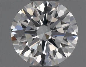 Round diamond — real photo