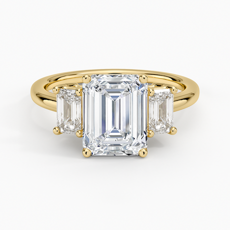 18K Yellow Gold Luxe Rhiannon Three Stone Diamond Ring (3/4 ct. tw.)