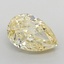 2.28 Ct. Fancy Intense Yellow Pear Lab Grown Diamond