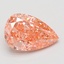 4.02 Ct. Fancy Vivid Pink Pear Lab Grown Diamond