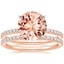 14KR Morganite Ballad Diamond Bridal Set (1/3 ct. tw.), smalltop view