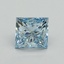 2.03 Ct. Fancy Intense Blue Princess Lab Grown Diamond