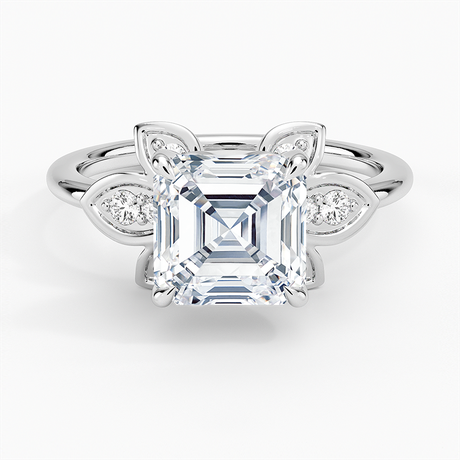 18K White Gold Luxe Fiore Diamond Ring