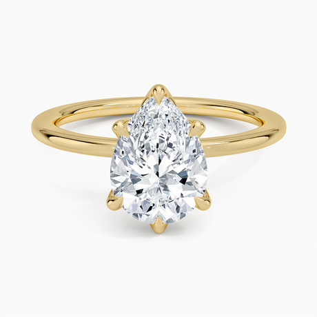 Petite Elodie Flush Fit Solitaire Ring