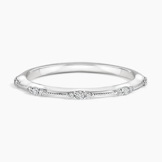 Unique Milgrain Diamond Ring
