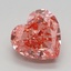 3.22 Ct. Fancy Vivid Pink Heart Lab Grown Diamond