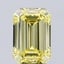 3.55 Ct. Fancy Intense Yellow Emerald Lab Grown Diamond