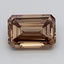 10.35 Ct. Fancy  Brown Emerald Lab Grown Diamond