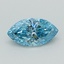 0.62 Ct. Fancy Vivid Blue Marquise Lab Grown Diamond