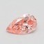 0.52 Ct. Fancy Intense Pink Pear Lab Grown Diamond