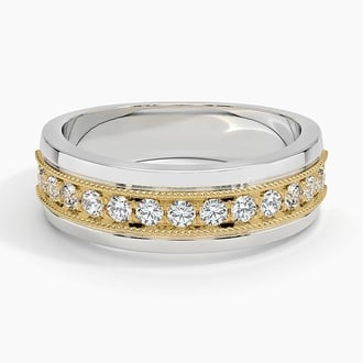 Noah 6.5mm Diamond Wedding Ring (1/2 ct. tw.) in 18K Yellow Gold