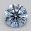 1.02 Ct. Fancy Intense  Blue Round Lab Grown Diamond
