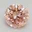 2.50 Ct. Fancy Intense Pink Round Lab Grown Diamond