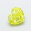 1.20 Ct. Fancy Vivid  Yellow Heart Lab Grown Diamond