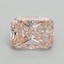 1.00 Ct. Fancy Vivid Pink Radiant Lab Grown Diamond