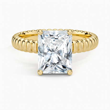 Petra Textured Solitaire Ring