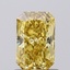 0.76 Ct. Fancy Intense Yellow Radiant Lab Grown Diamond