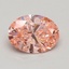 2.00 Ct. Fancy Intense Pink Oval Lab Grown Diamond