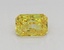 1.08 Ct. Fancy Vivid  Yellow Radiant Lab Grown Diamond