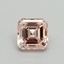 0.53 Ct. Fancy Intense Pink Asscher Lab Grown Diamond