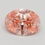 1.84 Ct. Fancy Vivid Pink Oval Lab Grown Diamond