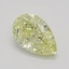 0.70 Ct. Fancy Yellow Pear Diamond