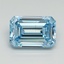 3.01 Ct. Fancy Intense Blue Emerald Lab Grown Diamond