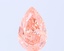 3.00 Ct. Fancy Vivid Brownish Orange Pear Lab Grown Diamond