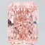 5.55 Ct. Fancy Vivid Pink Radiant Lab Grown Diamond