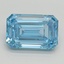5.02 Ct. Fancy Vivid Blue Emerald Lab Grown Diamond