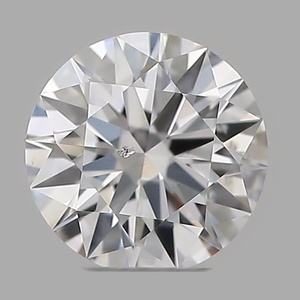 Round diamond — real photo