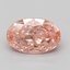 8.09 Ct. Fancy Vivid Pink Oval Lab Grown Diamond