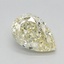 1.10 Ct. Fancy Yellow Pear Lab Grown Diamond