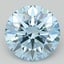 2.09 Ct. Fancy Vivid  Blue Round Lab Grown Diamond