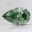 1.03 Ct. Fancy Vivid Pacific Green Pear Lab Grown Diamond